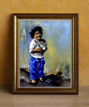 "Ağlayan Çocuk" - Yağlı Boya Tablo